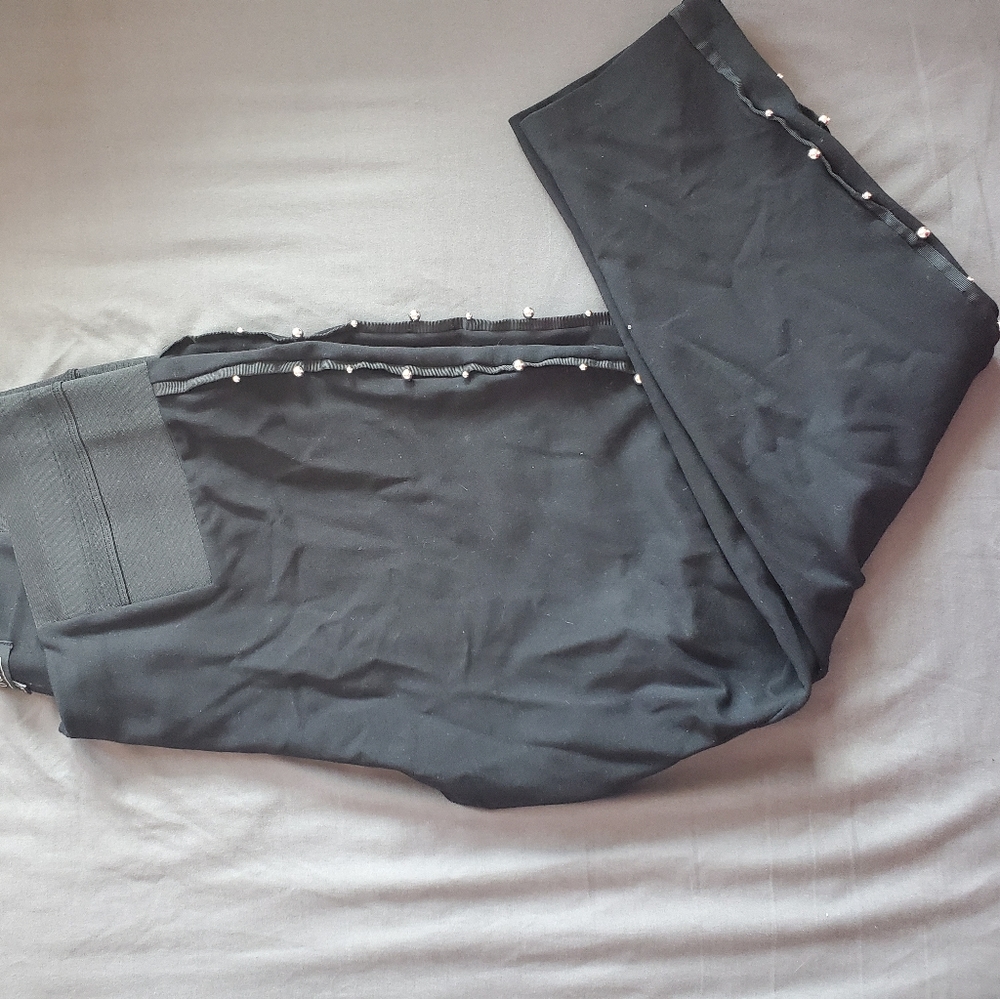 Ponte pants with silver details | PLUS